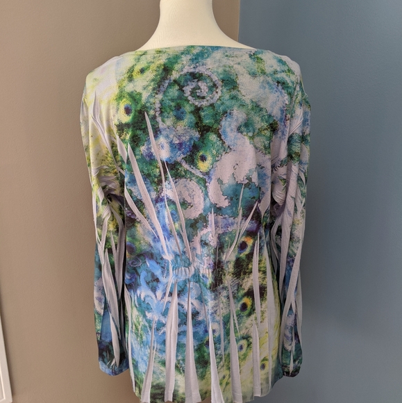 Style & Co. Jeans Long Sleeve Top - Picture 7 of 7